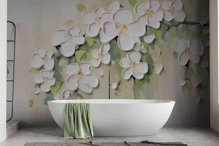 Fototapety Vetva s kvetmi w04978