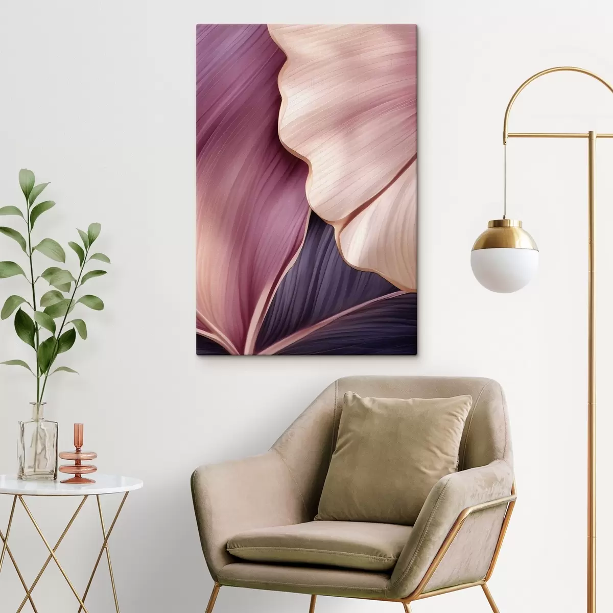 Obraz Abstraktné listy s46872