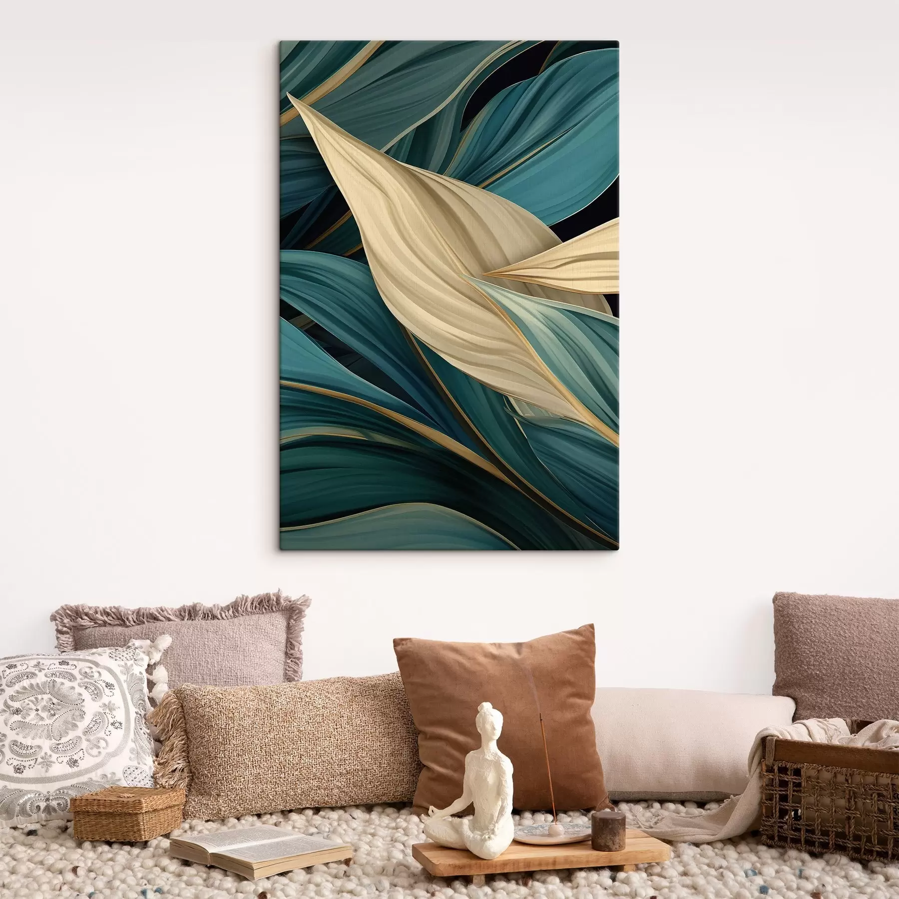 Obraz Veľké abstraktné listy s46880