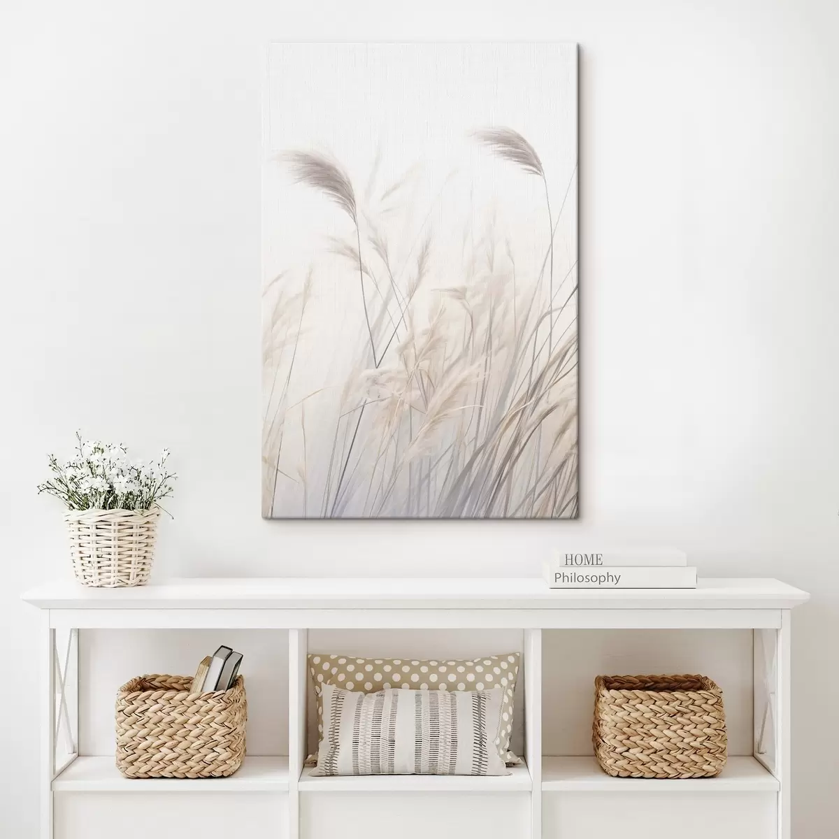 Obraz Krehké rastliny na svetlom pozadí s46884