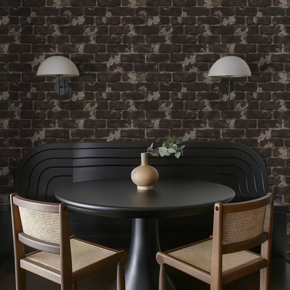 Tapety Zatemnenej stará tehlová stena s opotrebovanými škvrnami a01030