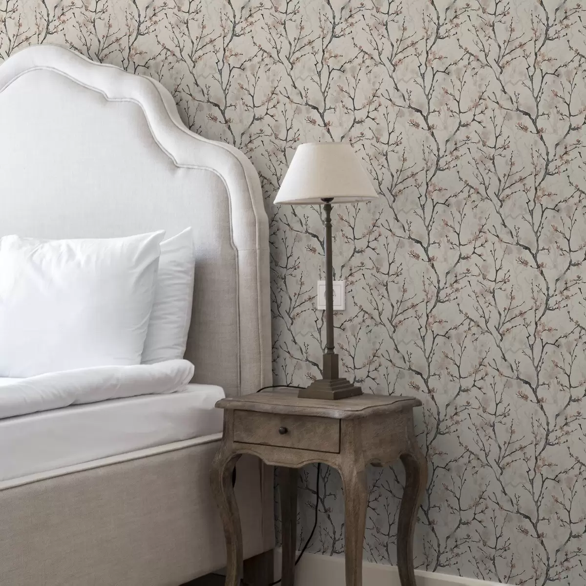 Tapety Akvarelové sakurové vetvy na svetlom pozadí a01033