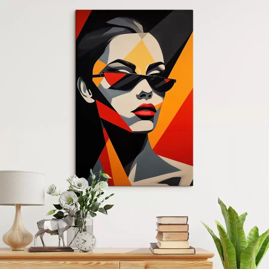 Obraz Abstraktný portrét s46864