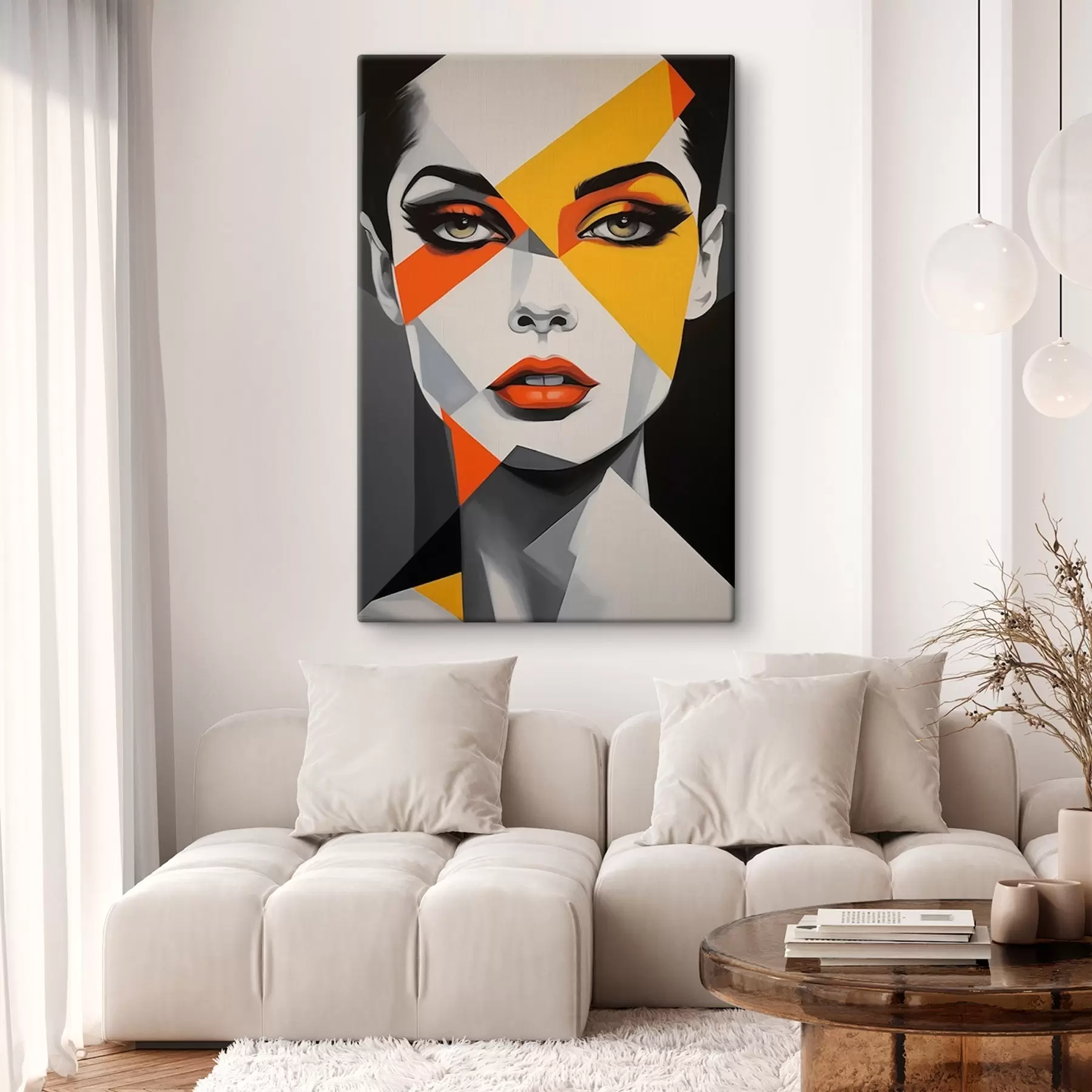 Obraz Abstraktný portrét s46865