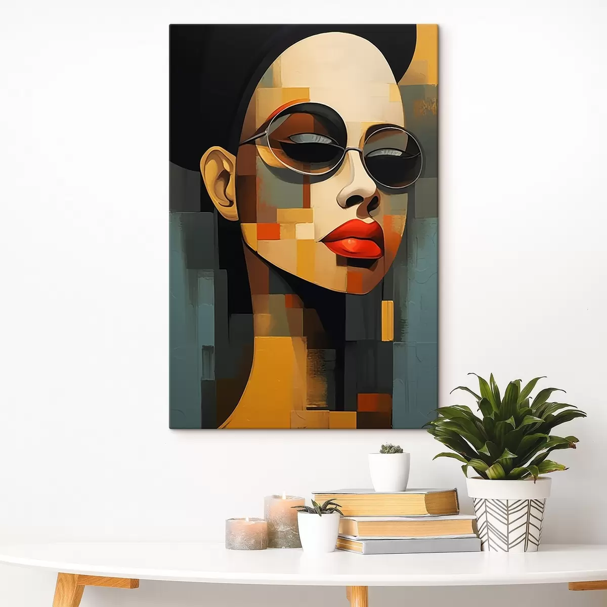 Obraz Abstraktný portrét s46868