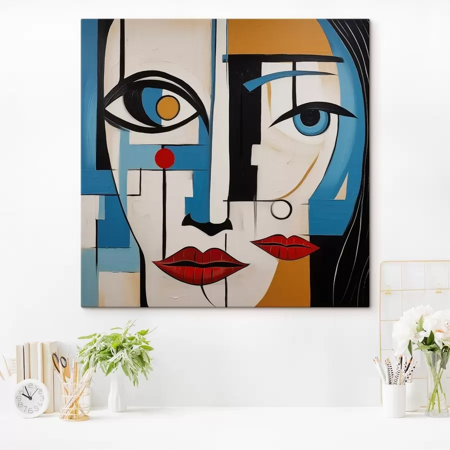 Obraz Abstraktný portrét s46870