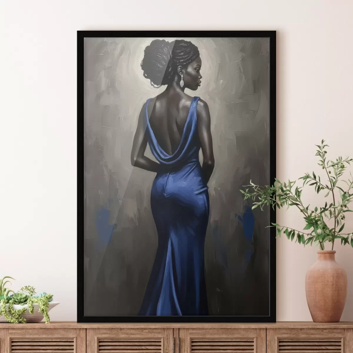 Plagáty Dievča v šatách f46856