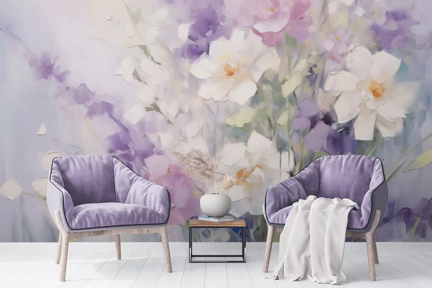 Fototapety Abstraktná kvetinová kytica w09597