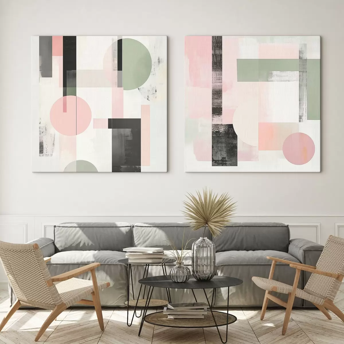 Obraz Geometrické abstrakcie m01039