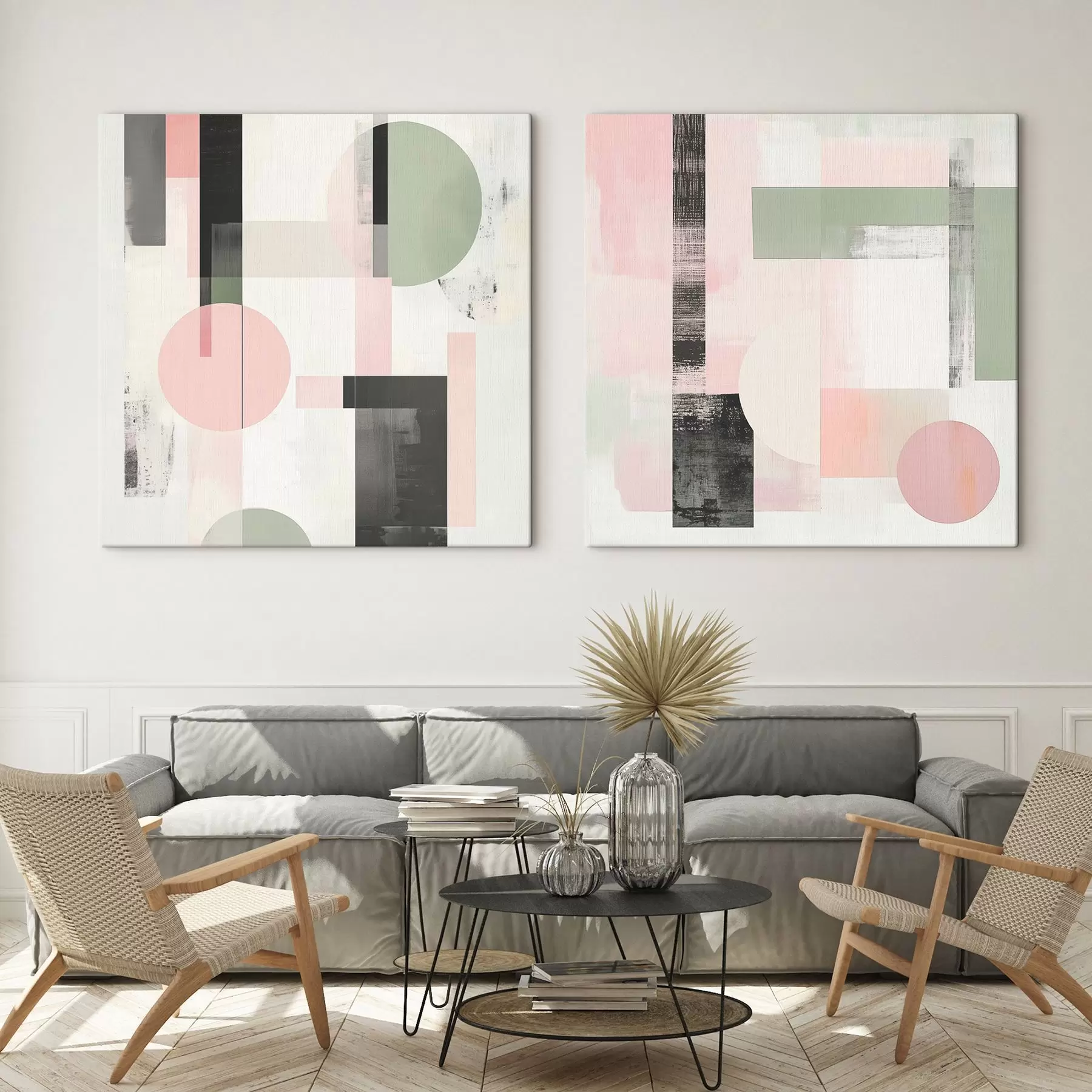 Obraz Geometrické abstrakcie m01039