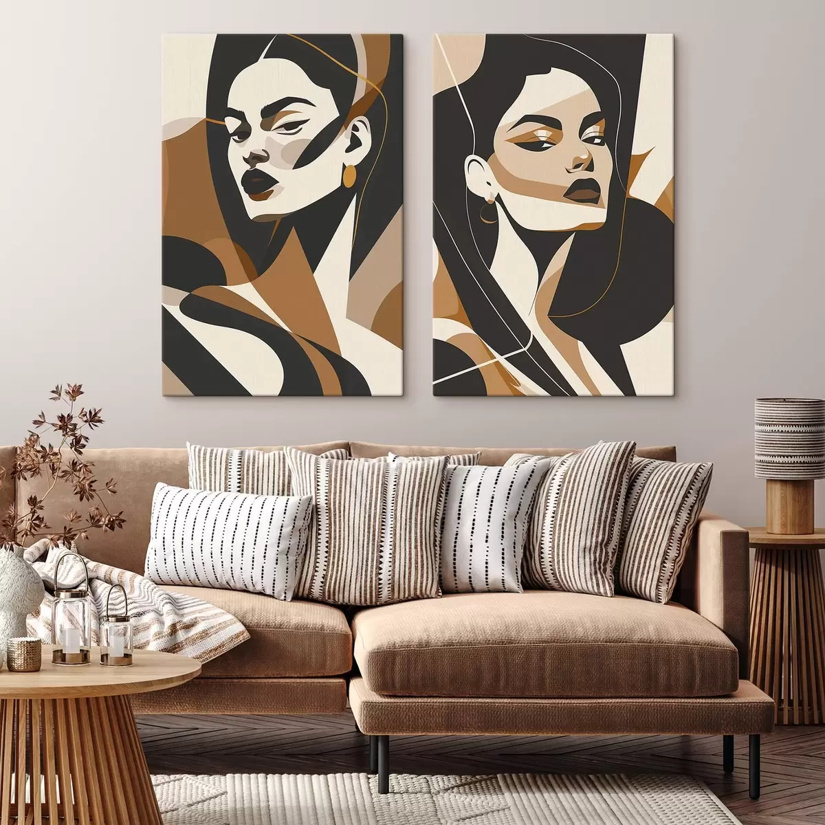 Obraz Abstraktné portréty žien m01075