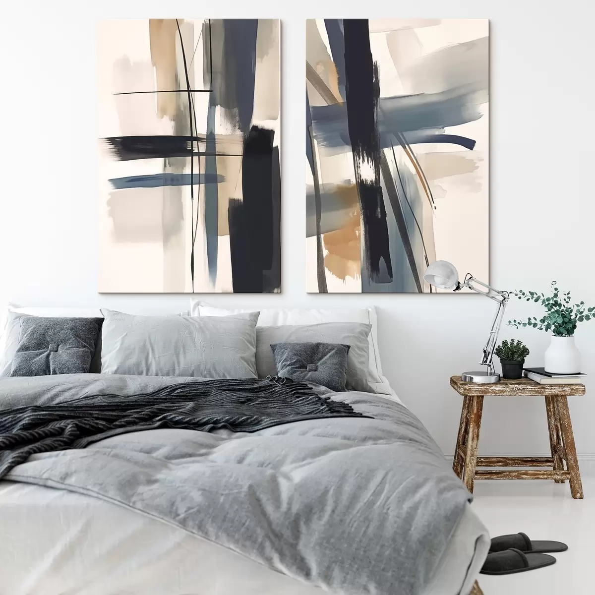 Obraz Abstraktná imitácia štetca m01076