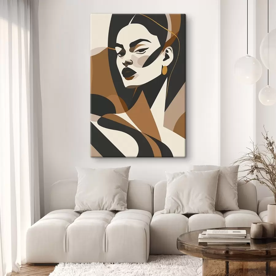 Obraz Abstraktný portrét ženy s46905