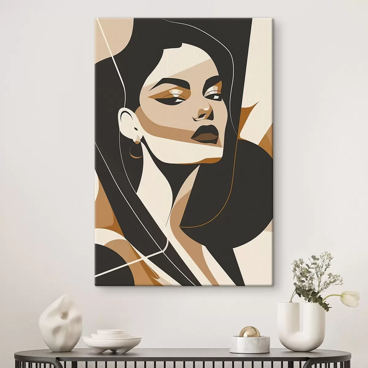 Obraz Abstraktný portrét ženy s46906