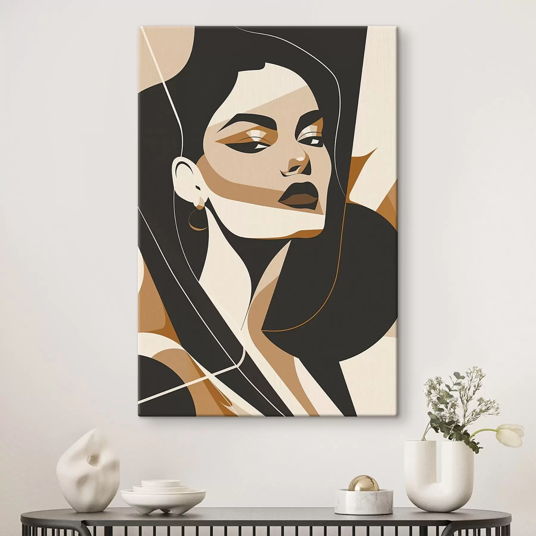 Obraz Abstraktný portrét ženy s46906