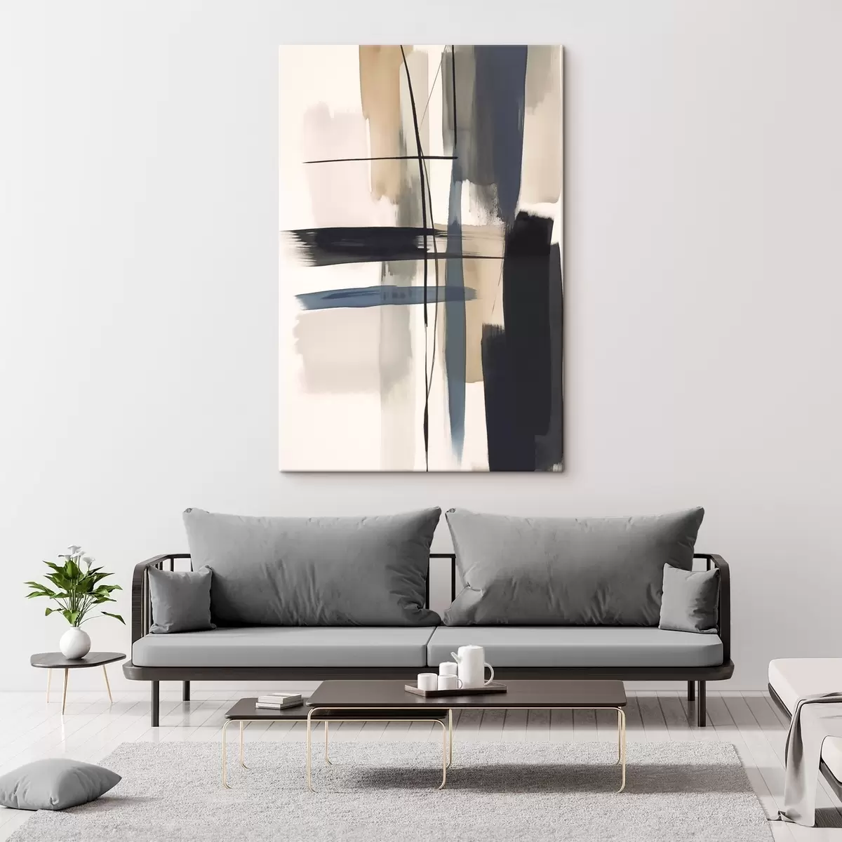 Obraz Abstraktná imitácia štetca s46907