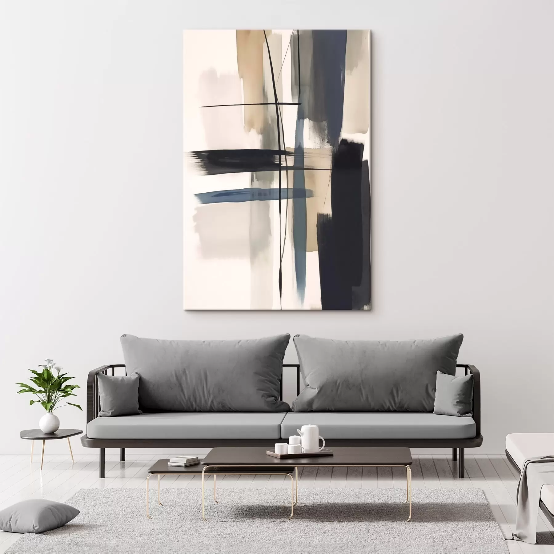 Obraz Abstraktná imitácia štetca s46907