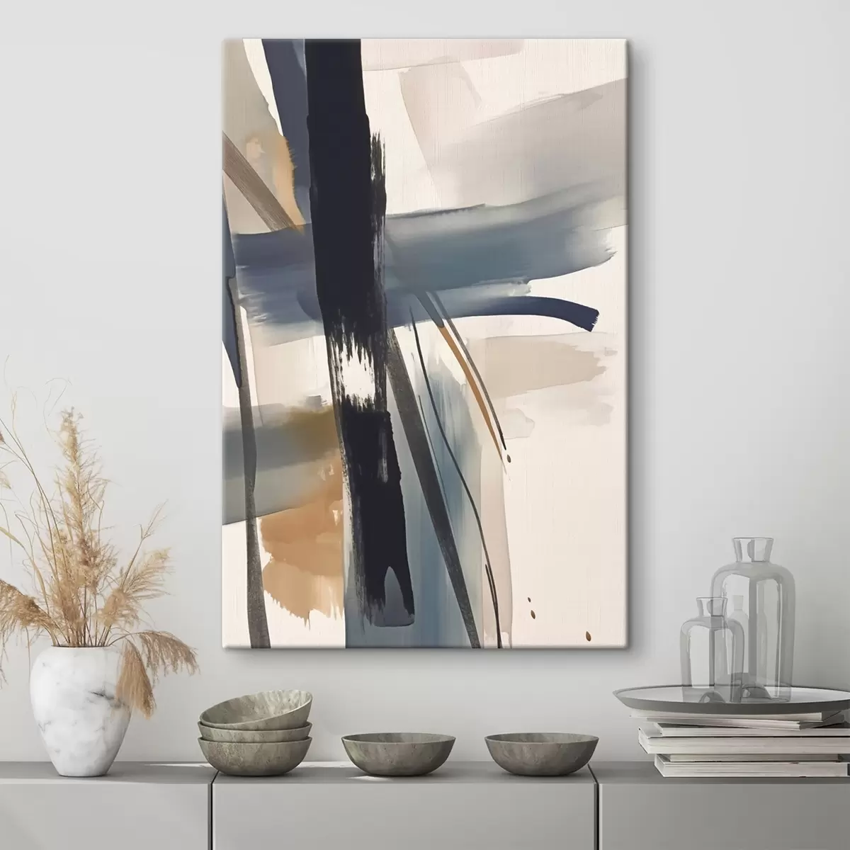 Obraz Abstraktná imitácia štetca s46908