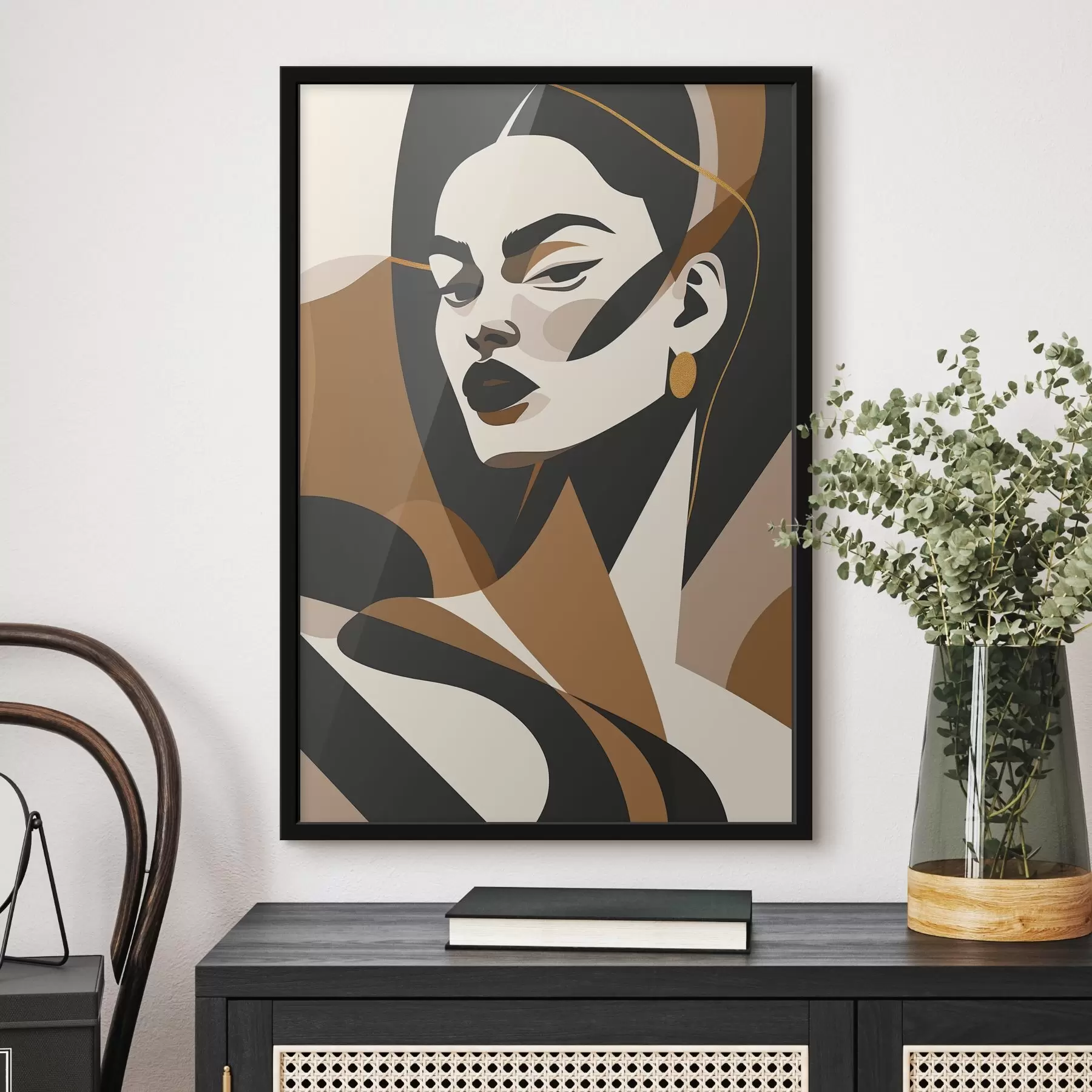 Fototapety Abstraktný portrét ženy f46905