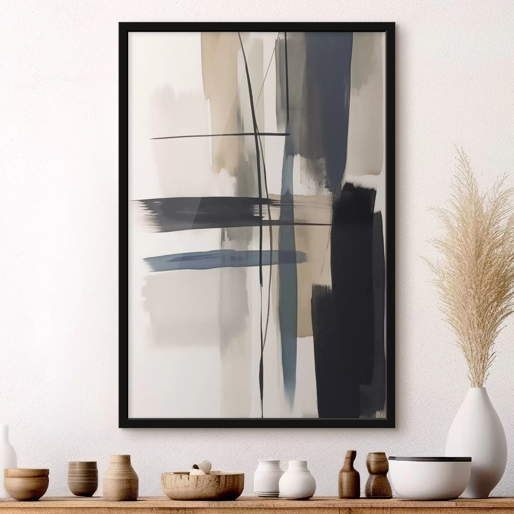 Fototapety Abstraktná imitácia štetca f46907