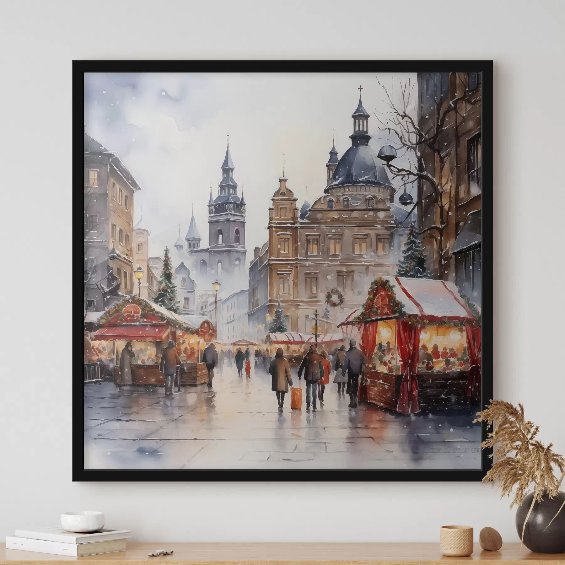 Fototapety Zimná Praha f46968