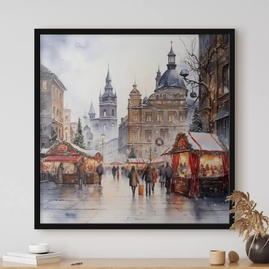 Fototapety Zimná Praha f46968