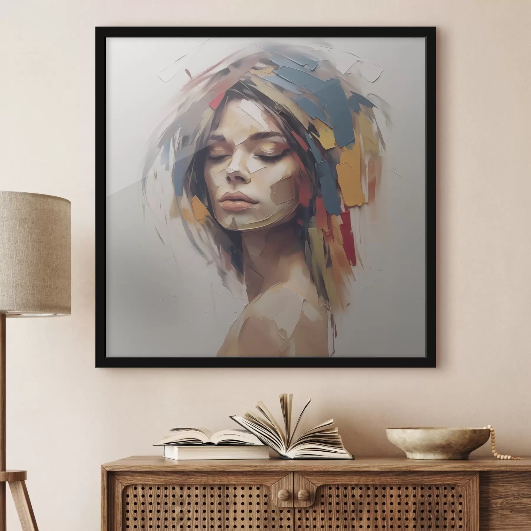 Fototapety Abstraktný portrét ženy f46917