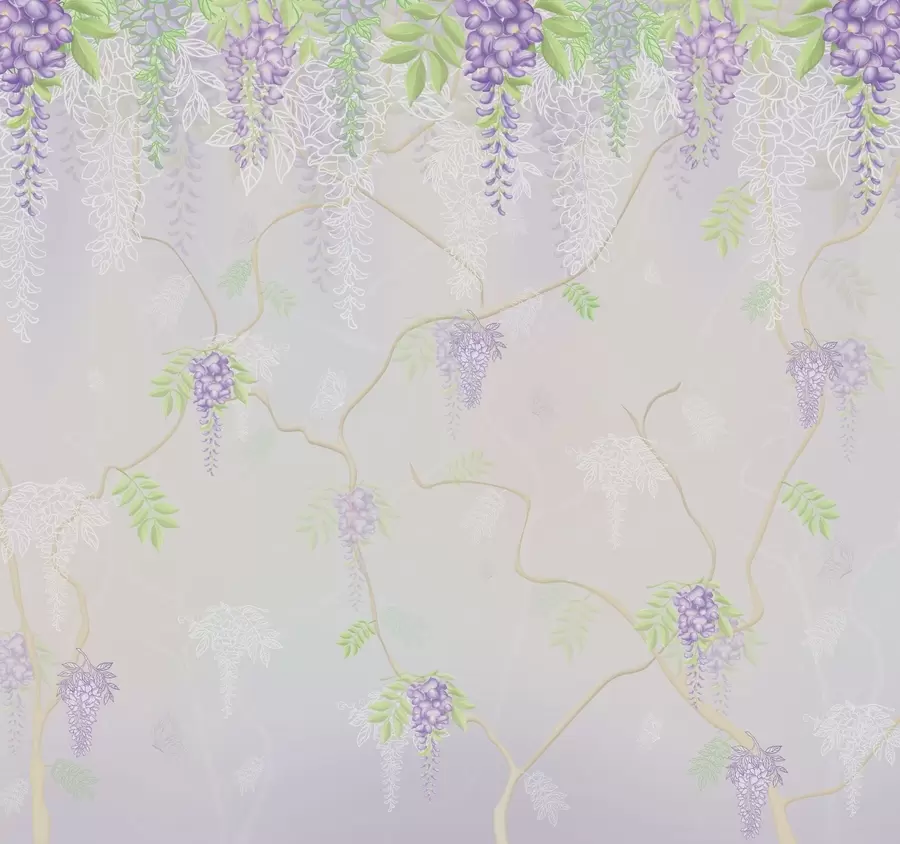 Fototapety Elegantný kvetinový dizajn v pastelových odtieňoch w01685