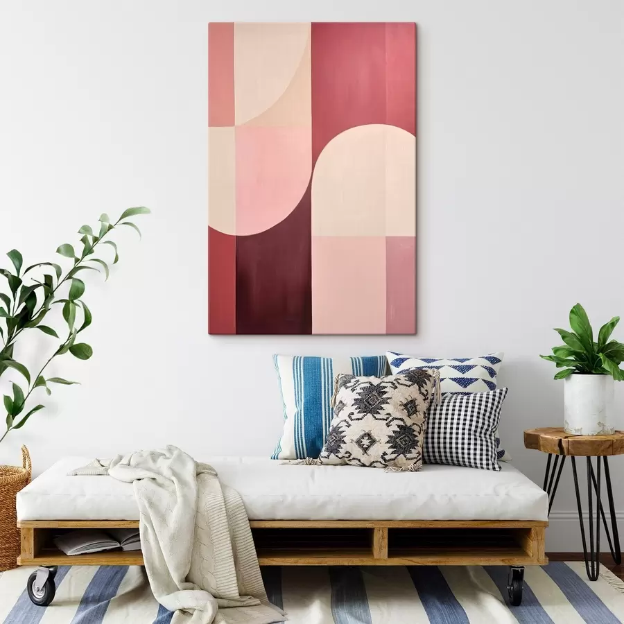 Obraz Kompozícia plynúcich foriem s46990