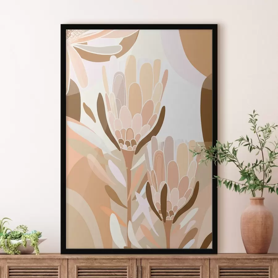 Fototapety Abstraktné kvety f46991