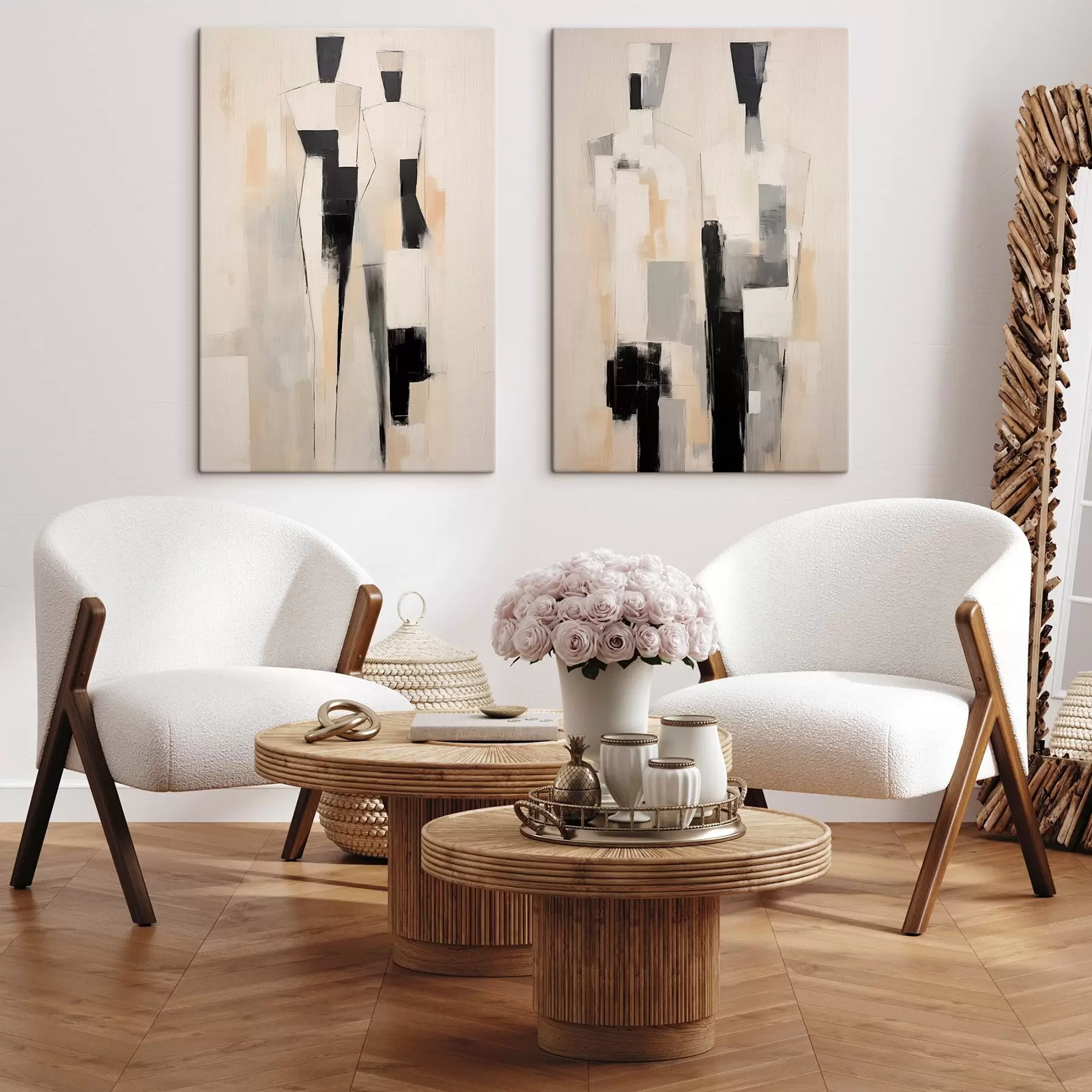 Obraz Abstraktný pár m01111