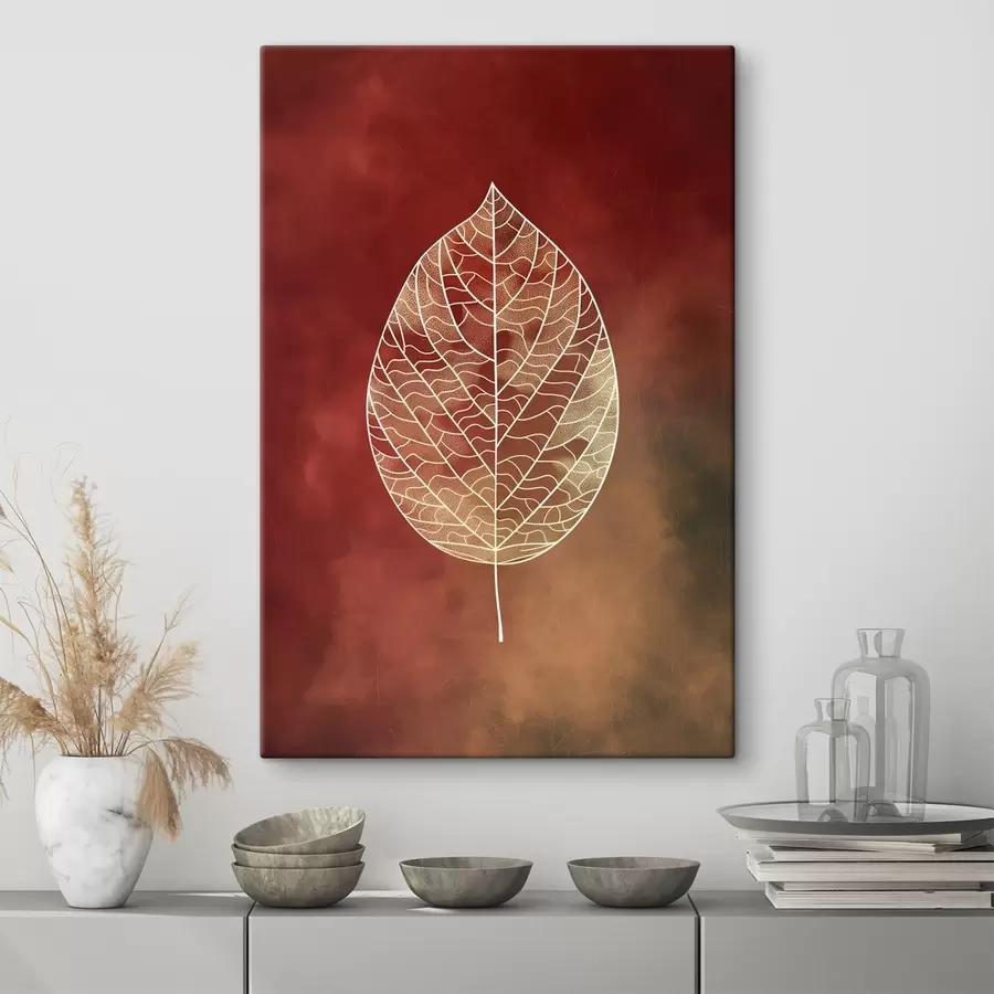 Obraz Listy v rôznych farbách s47052