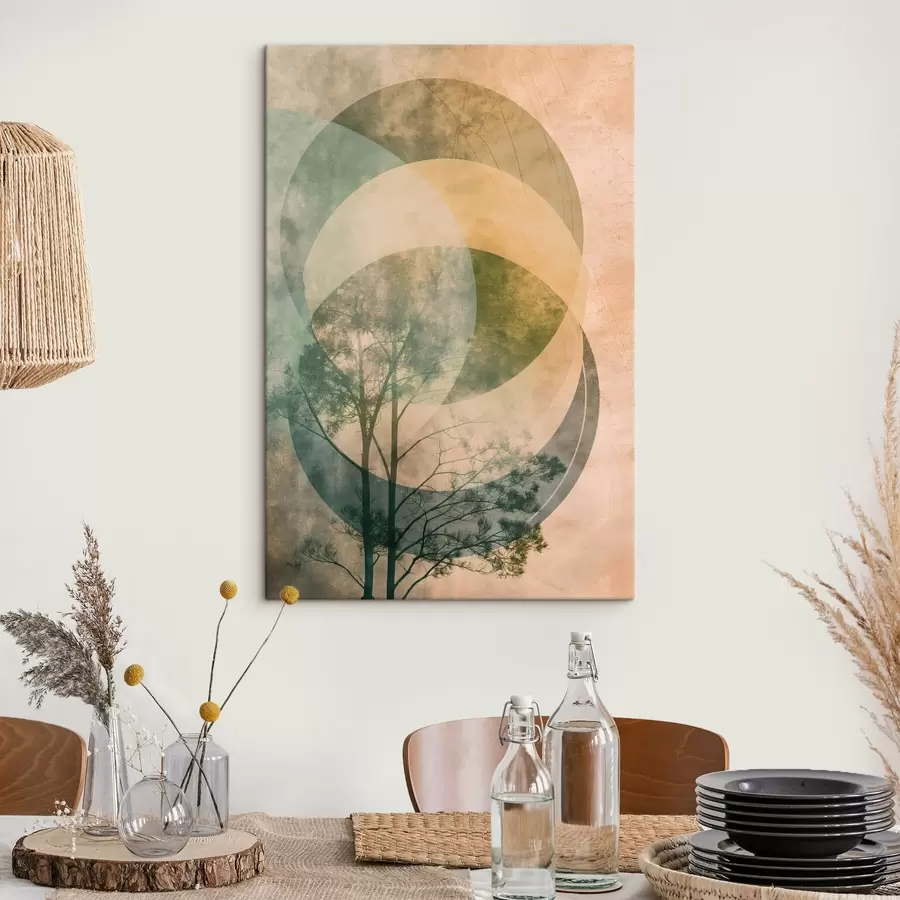 Obraz Kruhy a listy s47073