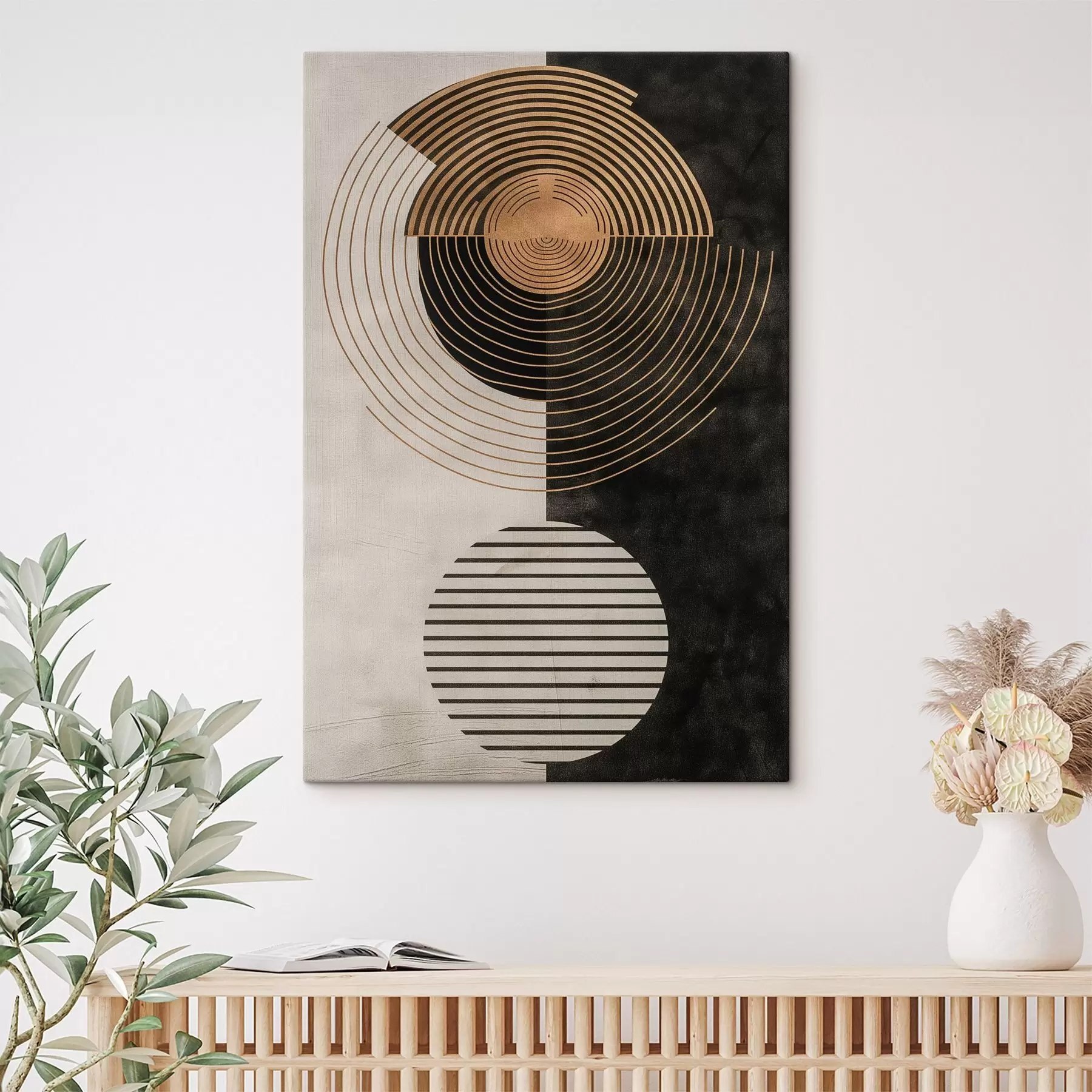 Obraz Kruhy a listy s47080