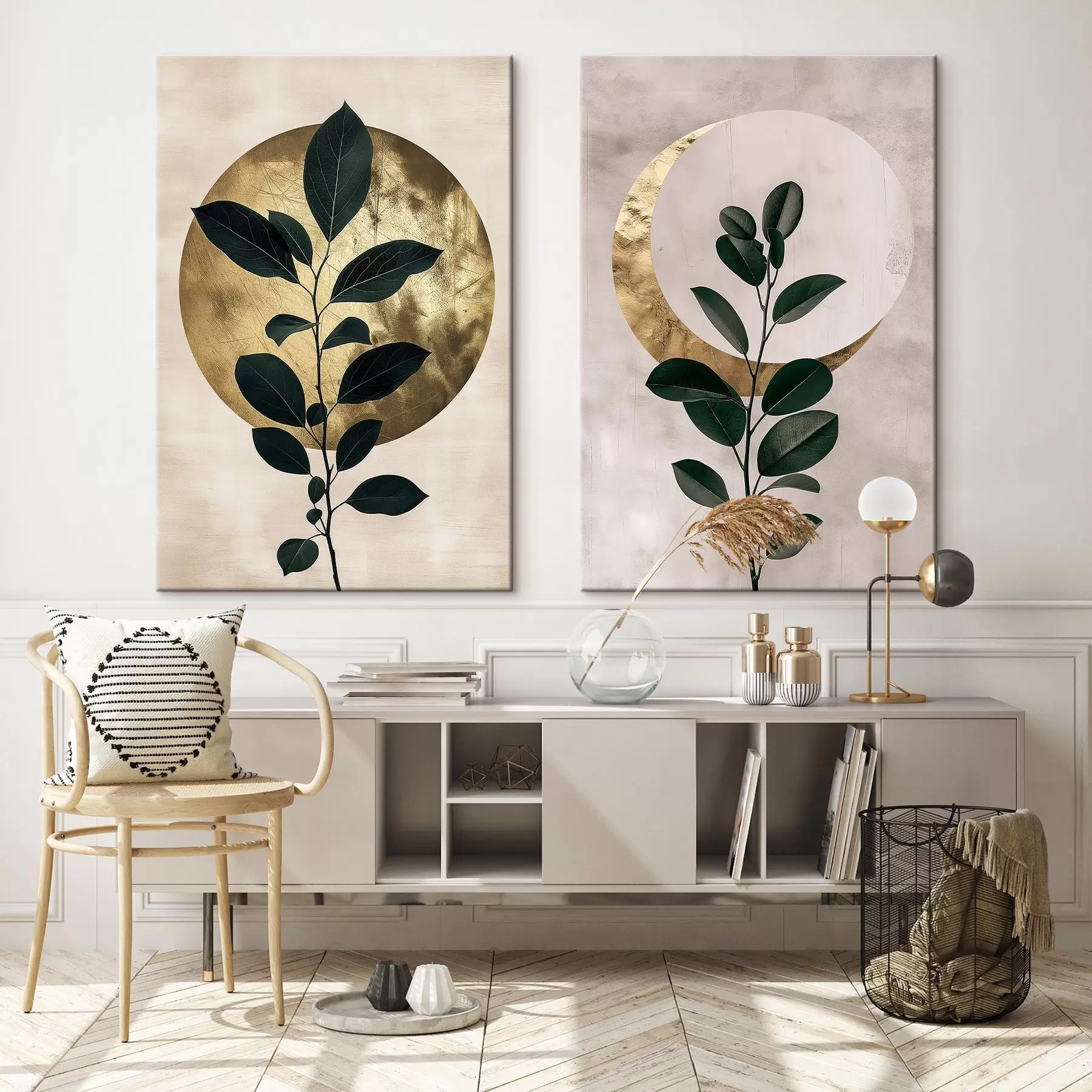 Obraz Východ slnka a mesiaca m01139