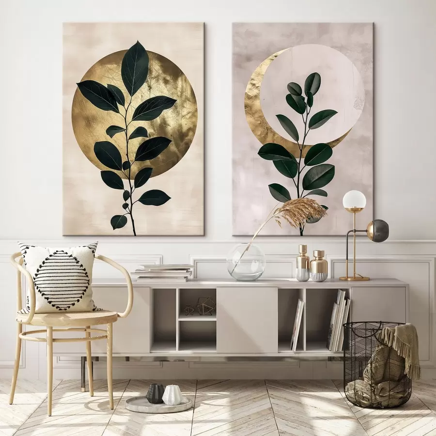 Obraz Východ slnka a mesiaca m01139