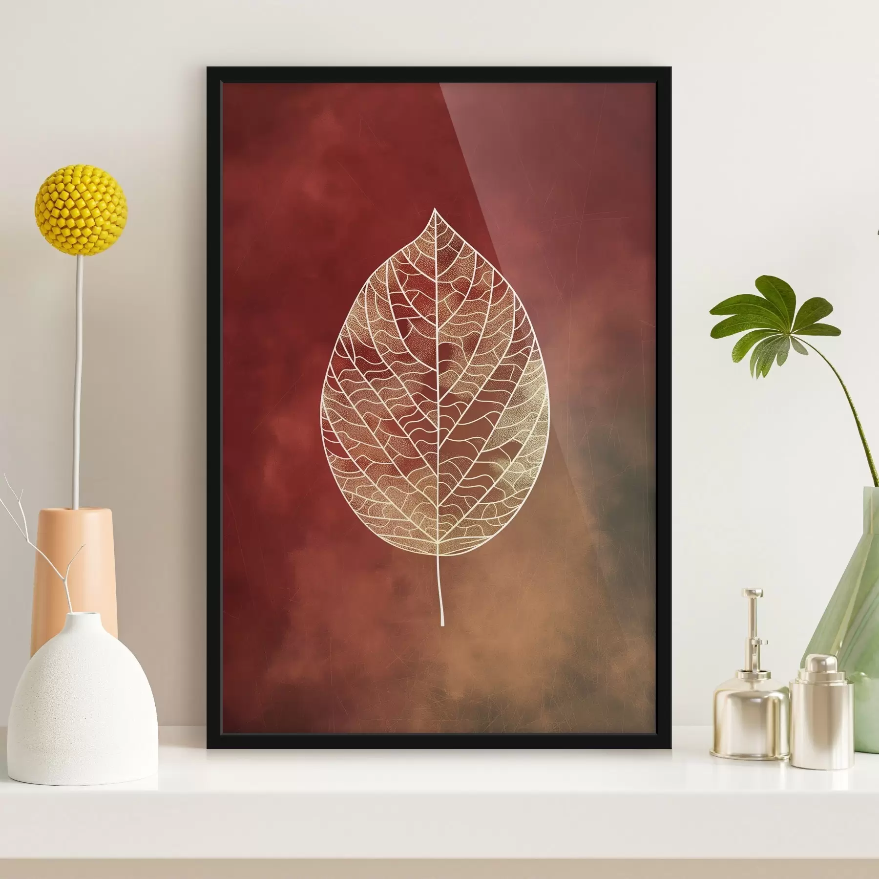 Fototapety Listy v rôznych farbách f47052