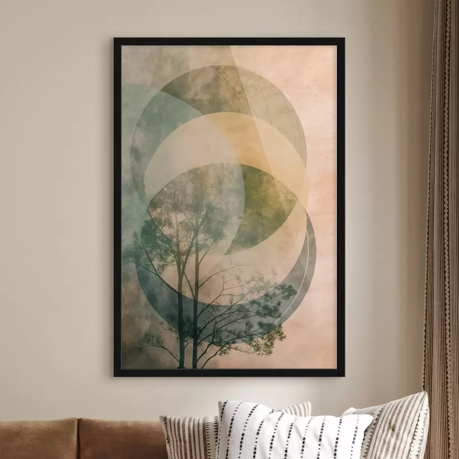 Fototapety Kruhy a listy f47073