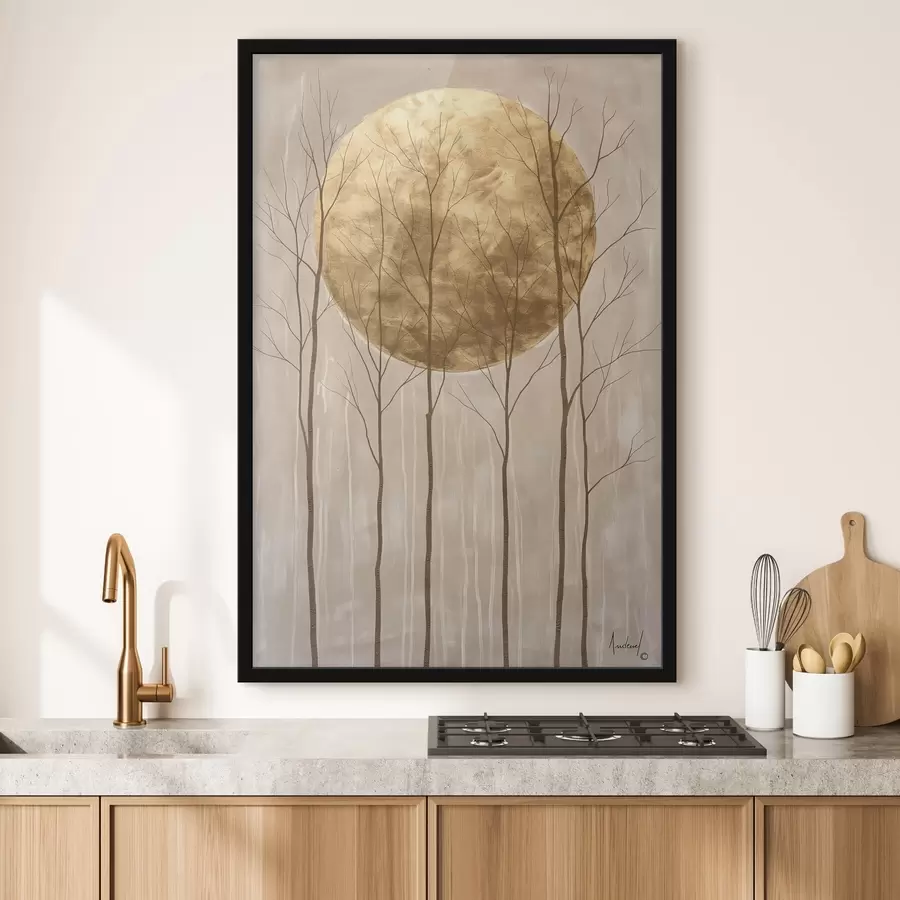 Fototapety Stromy a kruh f47084