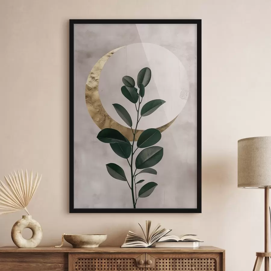 Fototapety Listy a polmesiac f47085