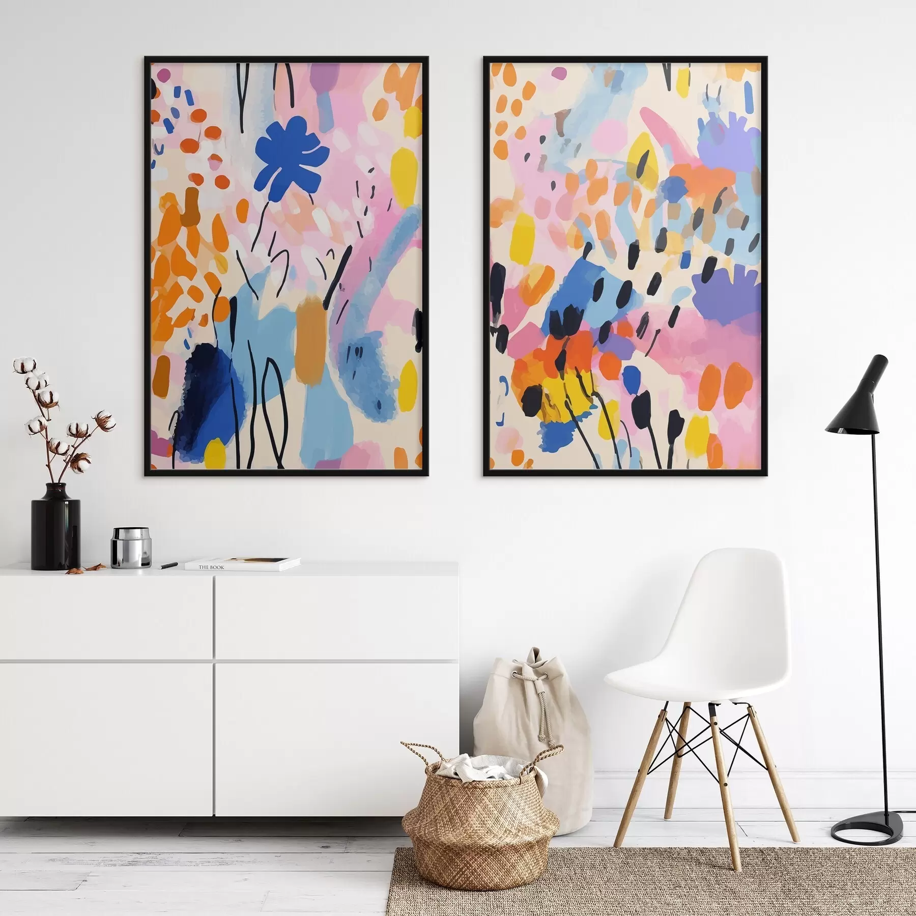 Fototapety Živé farby tancujúce v harmónii d00268