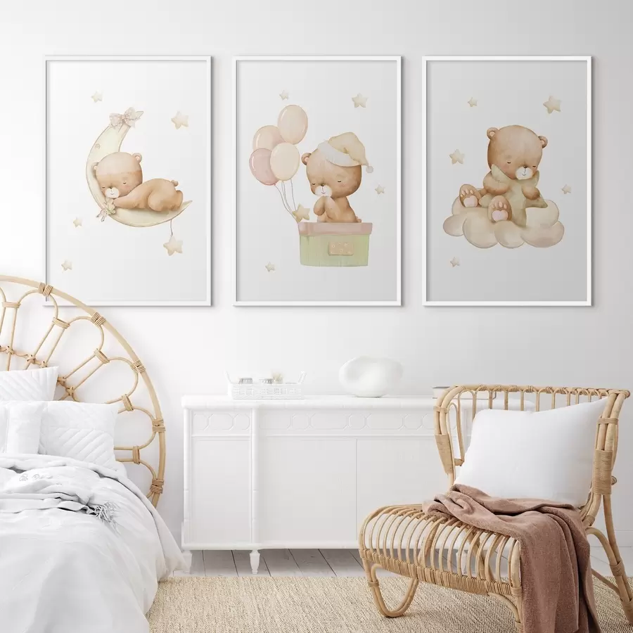 Fototapety Medvedíky si užívajú zasnené chvíle d00296