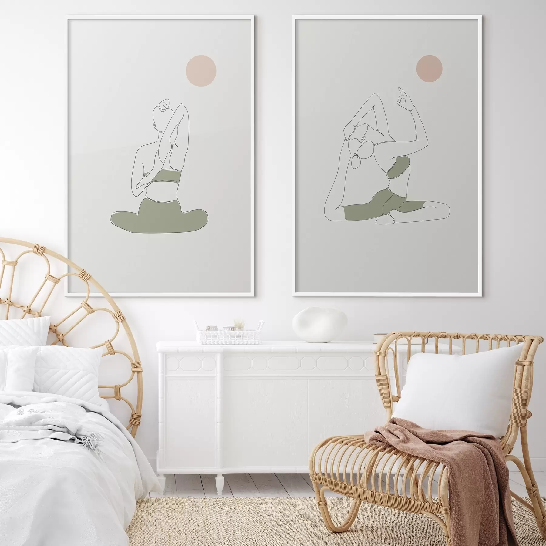 Fototapety Vedomé pohyby v pokojných pozíciách d00300