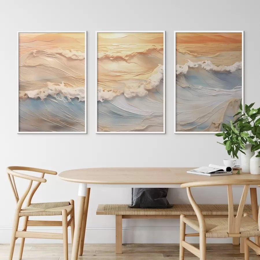 Fototapety Farebné vlny mora d00437