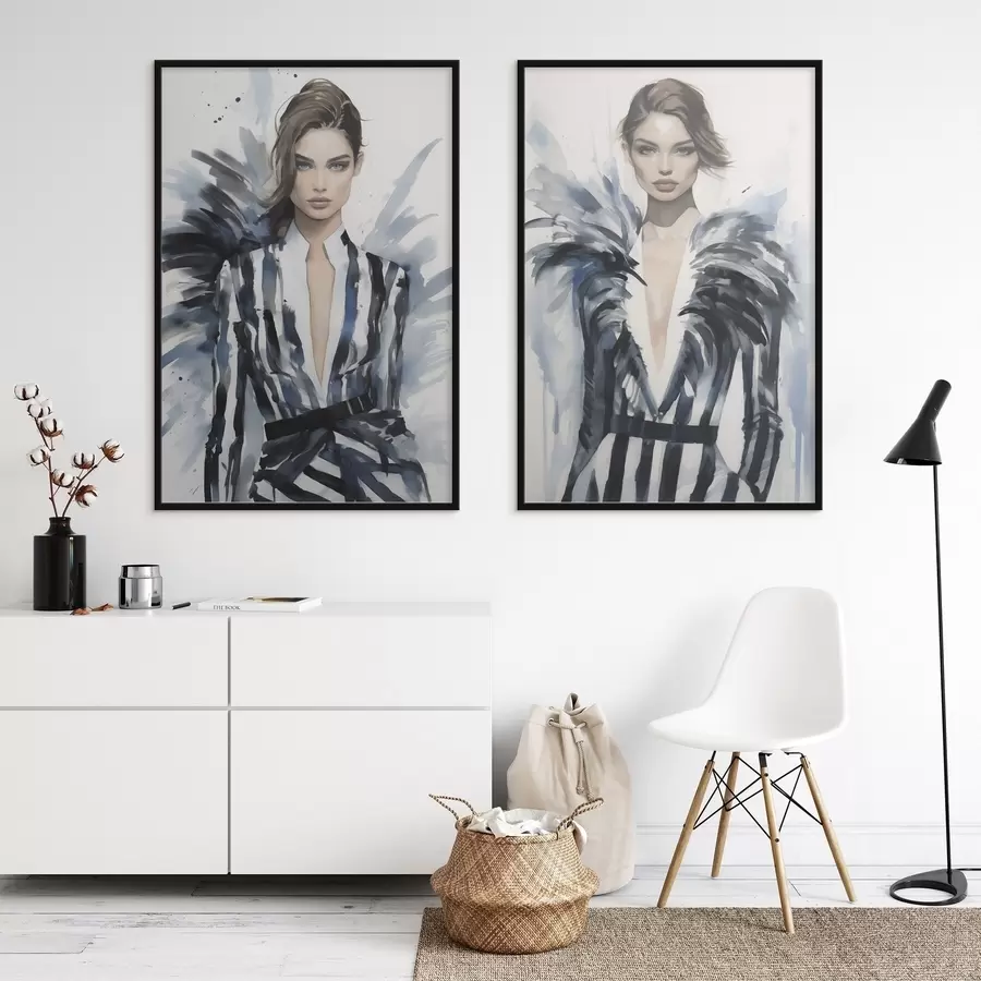 Fototapety Štýlové dievčenské modely d00439