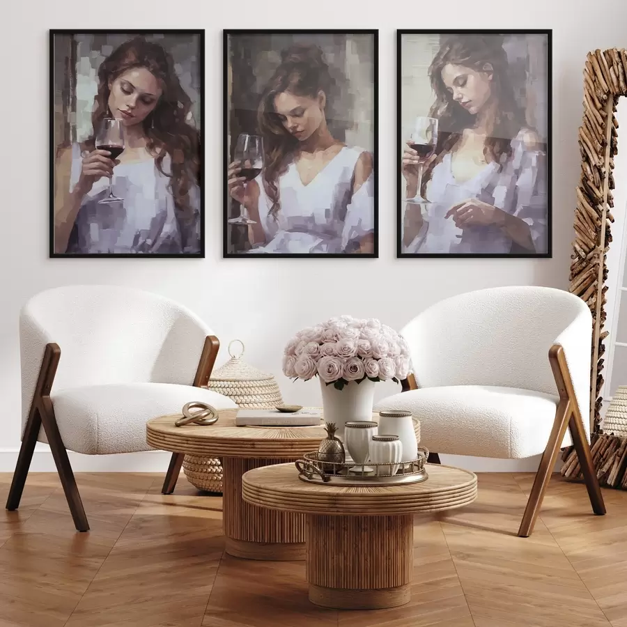 Fototapety Dievčatá a víno d00443