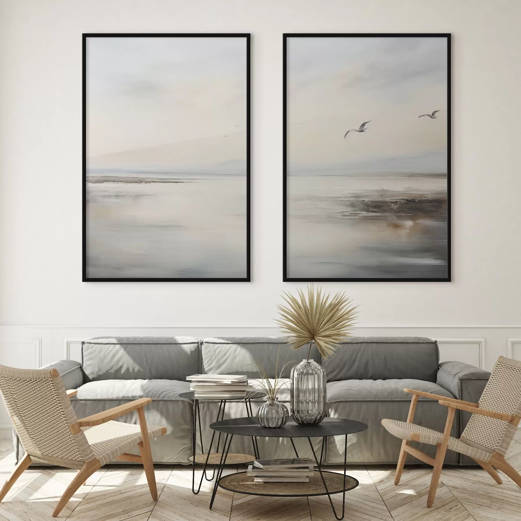 Fototapety Čajky na pláži d00463