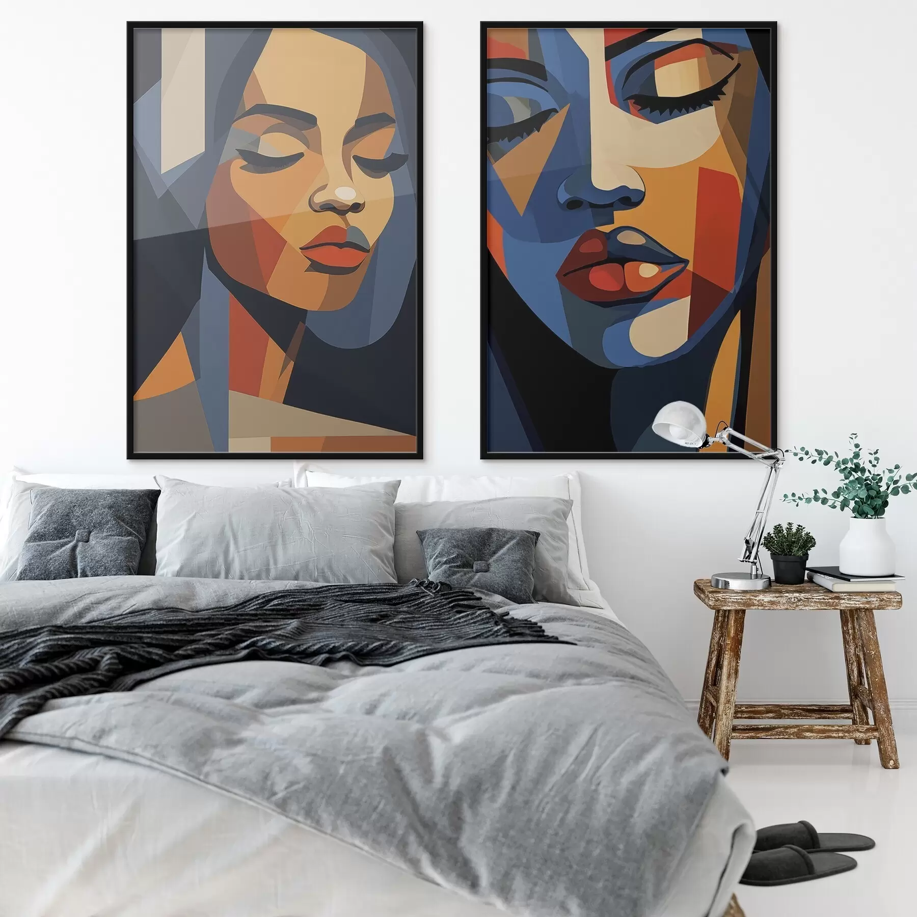 Fototapety Farebné portréty v štýle pop art d00467