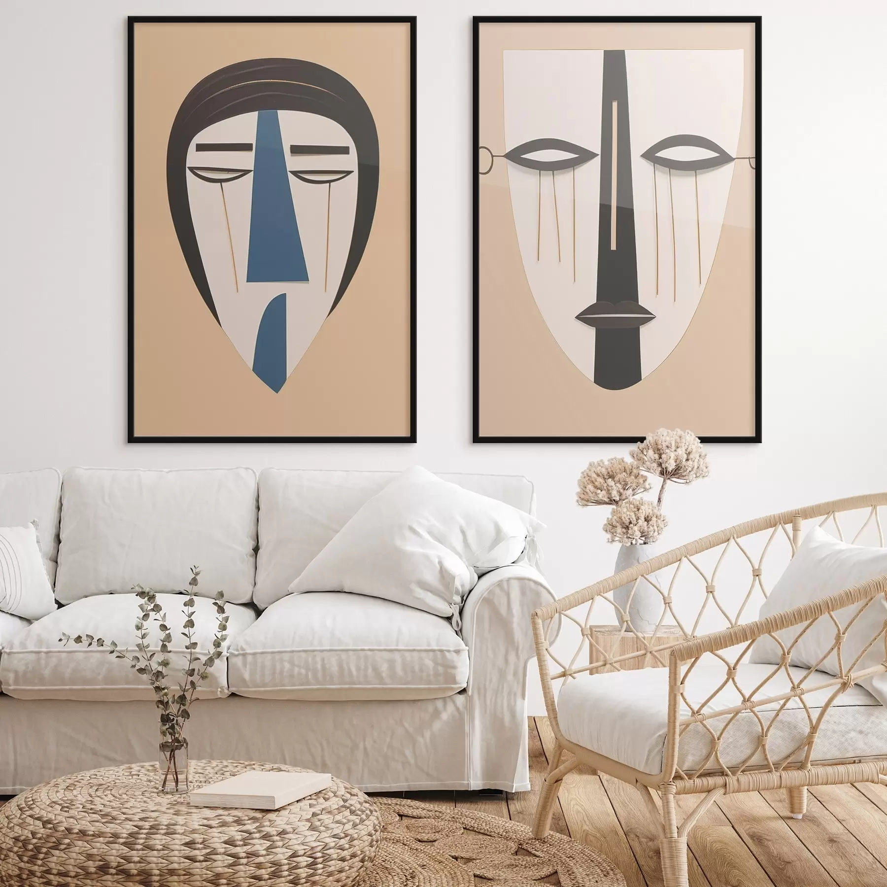 Fototapety Abstraktné tváre d00500