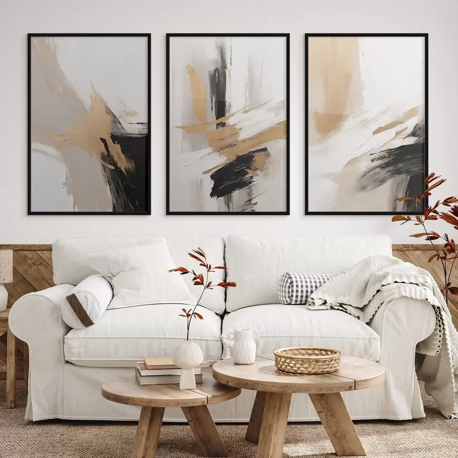 Fototapety Moderná abstrakcia imitujúca ťahy štetcom d00505